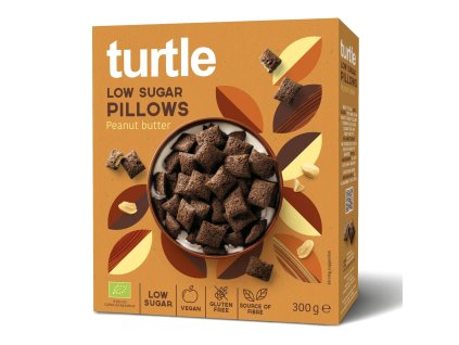 Turtle | Bio Cereálie - Pillows Peanut Butter - 300 g
