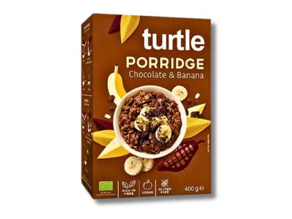 Turtle | Bio Ovesná kaše s čokoládou a banánem - bez lepku