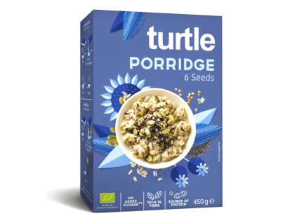 Turtle | Bio Ovesná kaše - 6 Seeds - 450 g