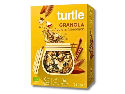 Turtle | Bio Granola s jablkem a skořicí - bez lepku
