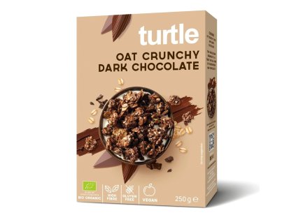 Turtle | Bio Granola - Crunchy Dark Chocolate - 250 g