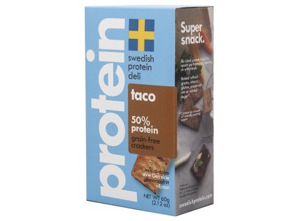 Swedish Protein Deli | Bio Krekry Tacos 60 g- pravebio.cz