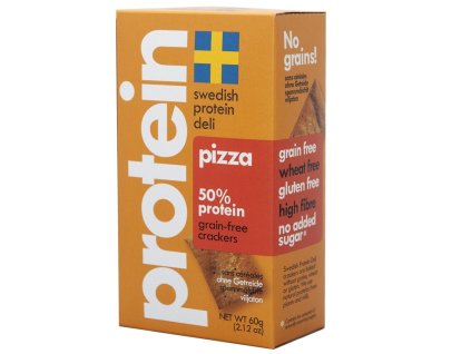 Swedish Protein Deli | Proteinové krekry s příchutí pizza