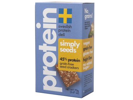Swedish Protein Deli | Proteinové krekry s příchutí semínek