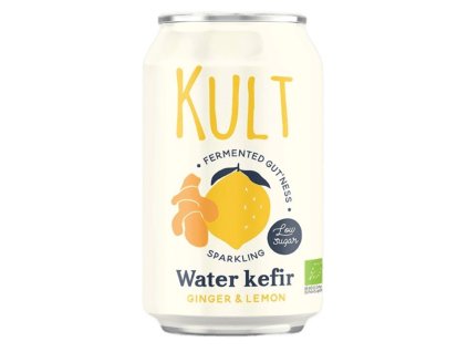 Kult Kefir | Bio Vodní kefir s příchutí citronu a zázvoru