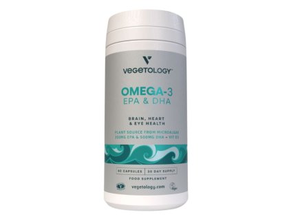 Vegetology | Omega-3 EPA a DHA - Opti3 s vit. D3 kapsle - 60 ks