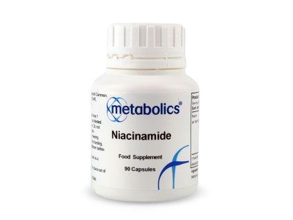 Metabolics | Vitamín B3 Niacinamid - 90 kapslí