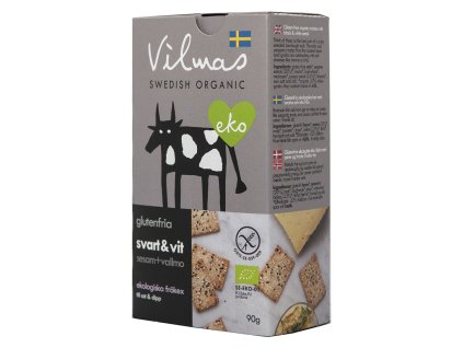 Vilmas Swedish Organic | Bio Švédské krekry - mák, sezam