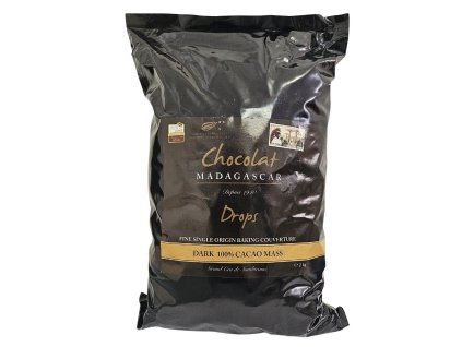 Chocolat Madagascar | Chef de Cuisine Drops - Fine 100% Cacao - 2 kg