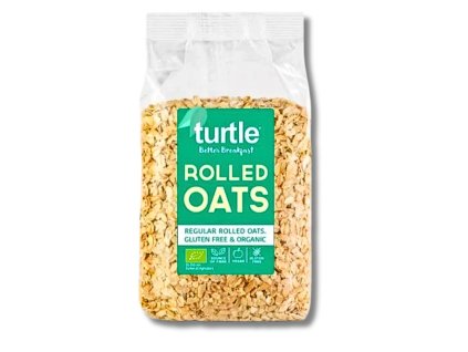 Turtle | Bio Bezlepkové Ovesné vločky - Rolled Oats - 1 kg