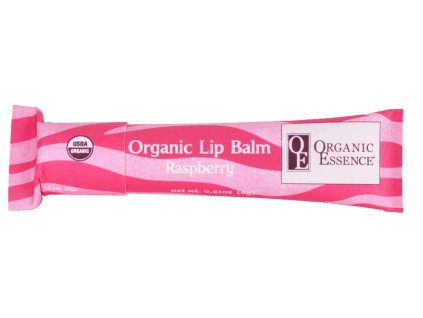 ORGANIC ESSENCE LIP BALM - Hydratační pomáda na rty s příchutí maliny