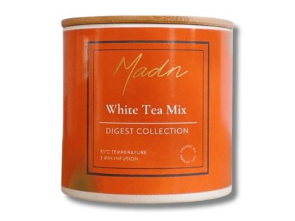 Madn Tea | White Tea Mix - Bio Sypaný bílý čaj s jasmínem a kořením - White Tea Mix