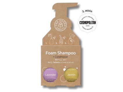 The Green Lab Co | Ekologický šampon a kondicionér v tabletách - Levandule a Jasmín