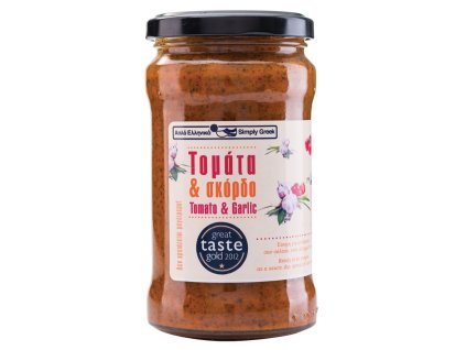 Simply Greek | Rajčatová omáčka s česnekem - 280 g - pravebio.cz