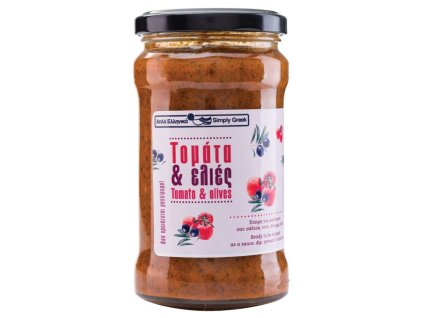 Simply Greek | Rajčatová omáčka s olivami - 280 g - pravebio.cz