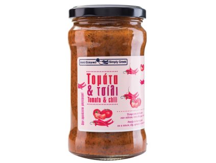 Simply Greek | Rajčatová omáčka s chilli - 280 g - pravebio.cz