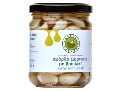 Simply Greek | Stroužky česneku s bazalkou - 190 g - pravebio.cz