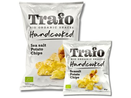 Bio Kotlíkové brambůrky s mořskou solí | Trafo | pravebio.cz