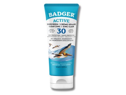 Badger | Bio Opalovací balzám SPF 30 - Clear Zinc | pravebio.cz