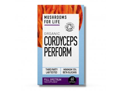 Mushrooms4Life | Bio Cordyceps Perform (Výkon) kapsle - 60 ks