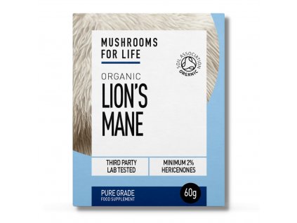 Mushrooms4Life | Bio Hericium (Korálovec ježatý) prášek 60g