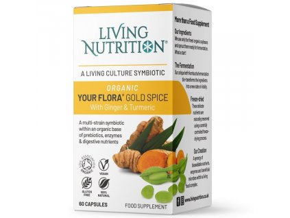 Living Nutrition | Fermentovaná synbiotika - Goldspice - 60 ks