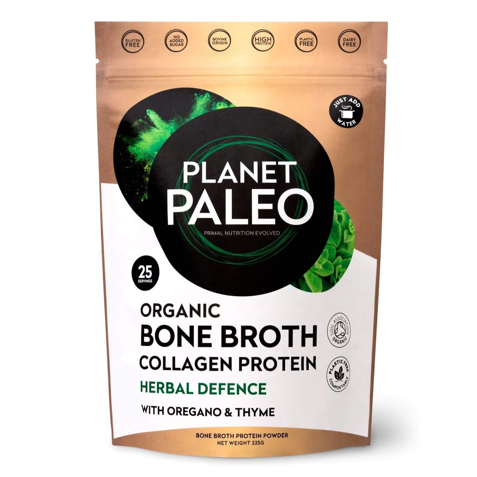 Planet Paleo | Bio sušený protein - BYLINKY - 9 g, 90 g, 225 g, 450 g Obsah: 225 g
