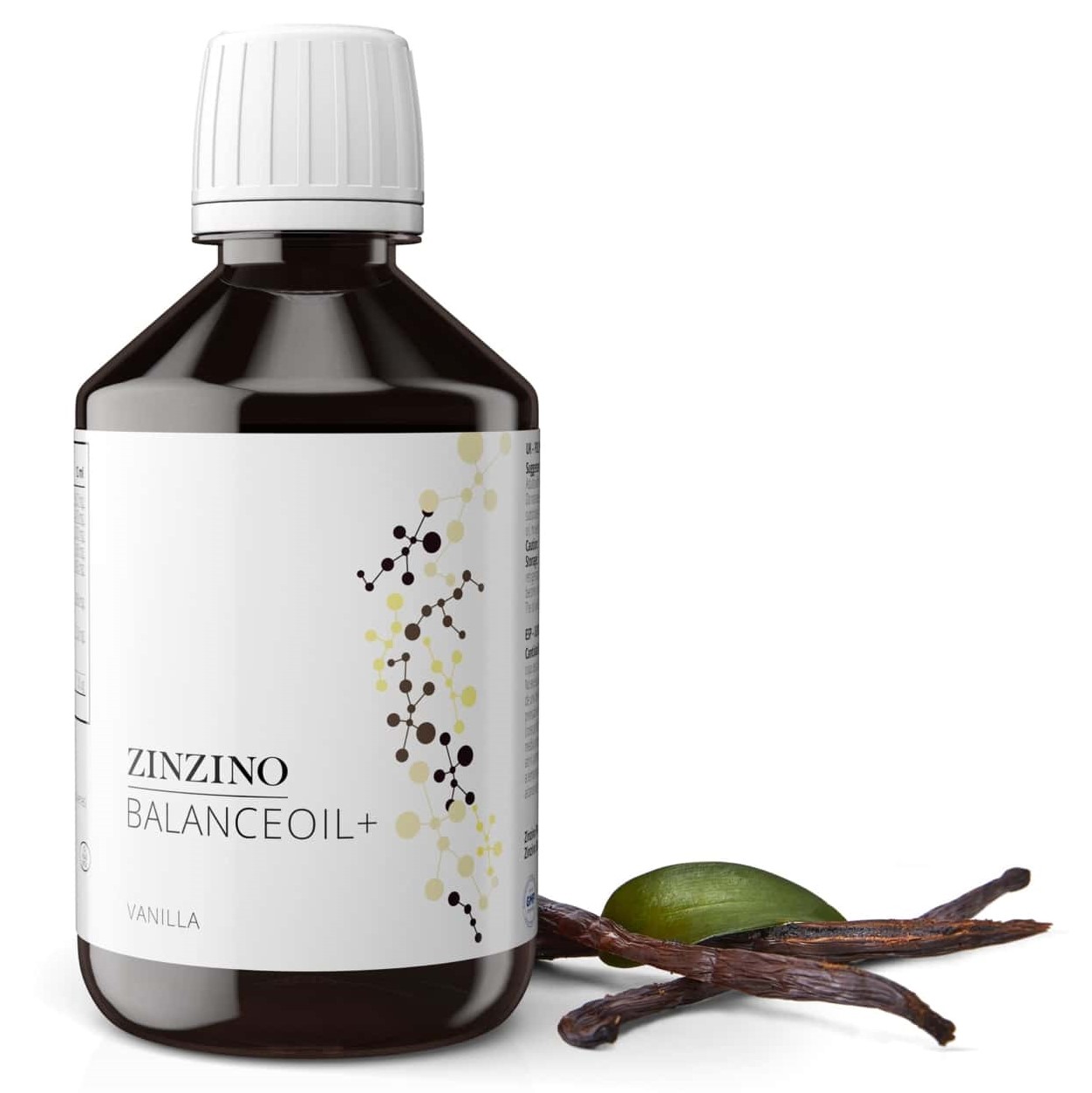 ZINZINO - Nejkvalitnější OMEGA 3 RYBÍ OLEJ 300 ml - BALANCE OIL+ Příchuť: Vanilková