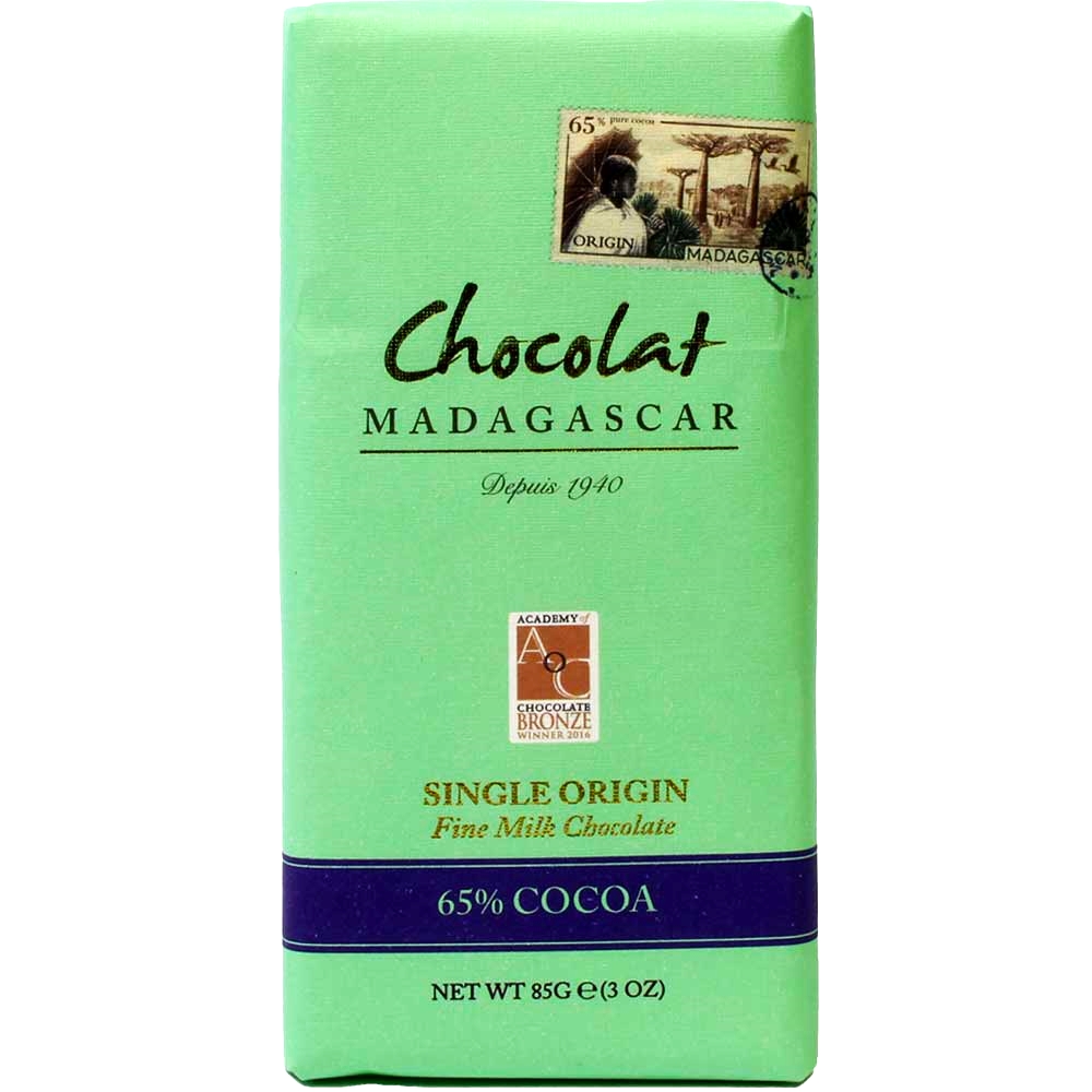 Chocolat Madagascar | 65% mléčná 'single origin' čokoláda - 85 g