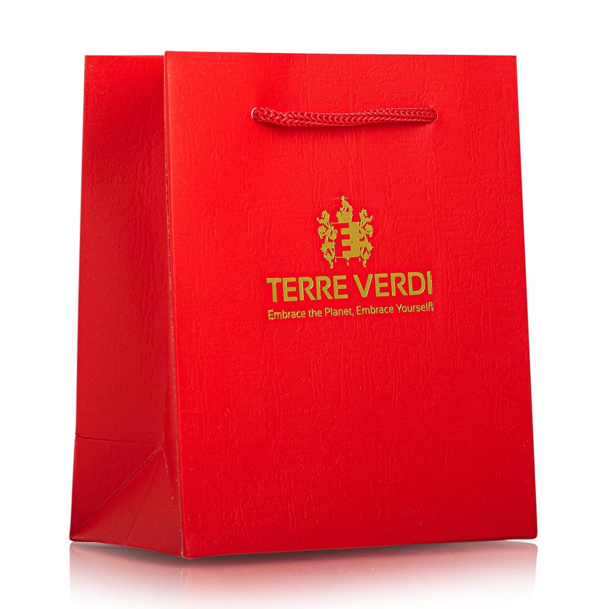 Terre Verdi | Červená dárková taška