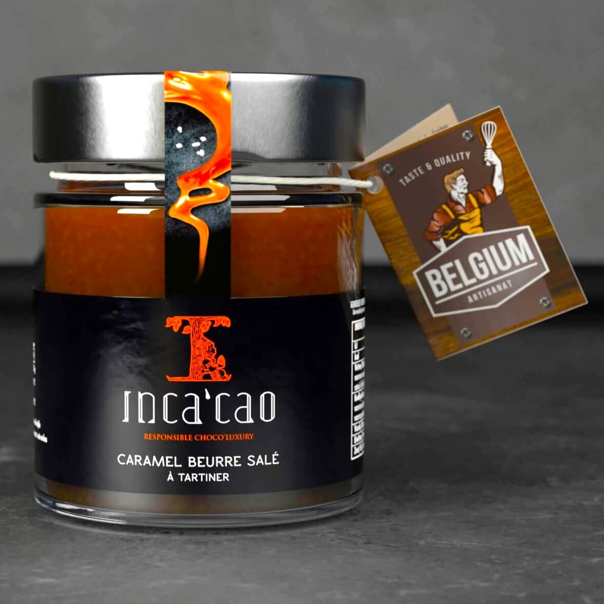 Incacao Belgium | Slaný karamelový krém s kolagenem - 125 g