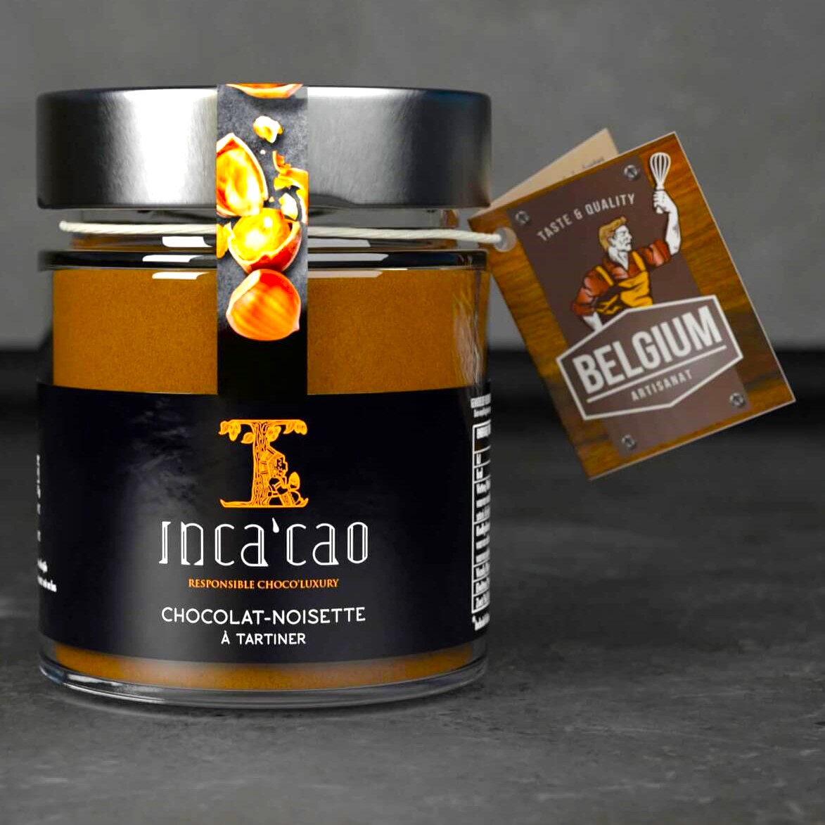 Incacao Belgium | Lískooříškový čoko krém s kolagenem - 125 g