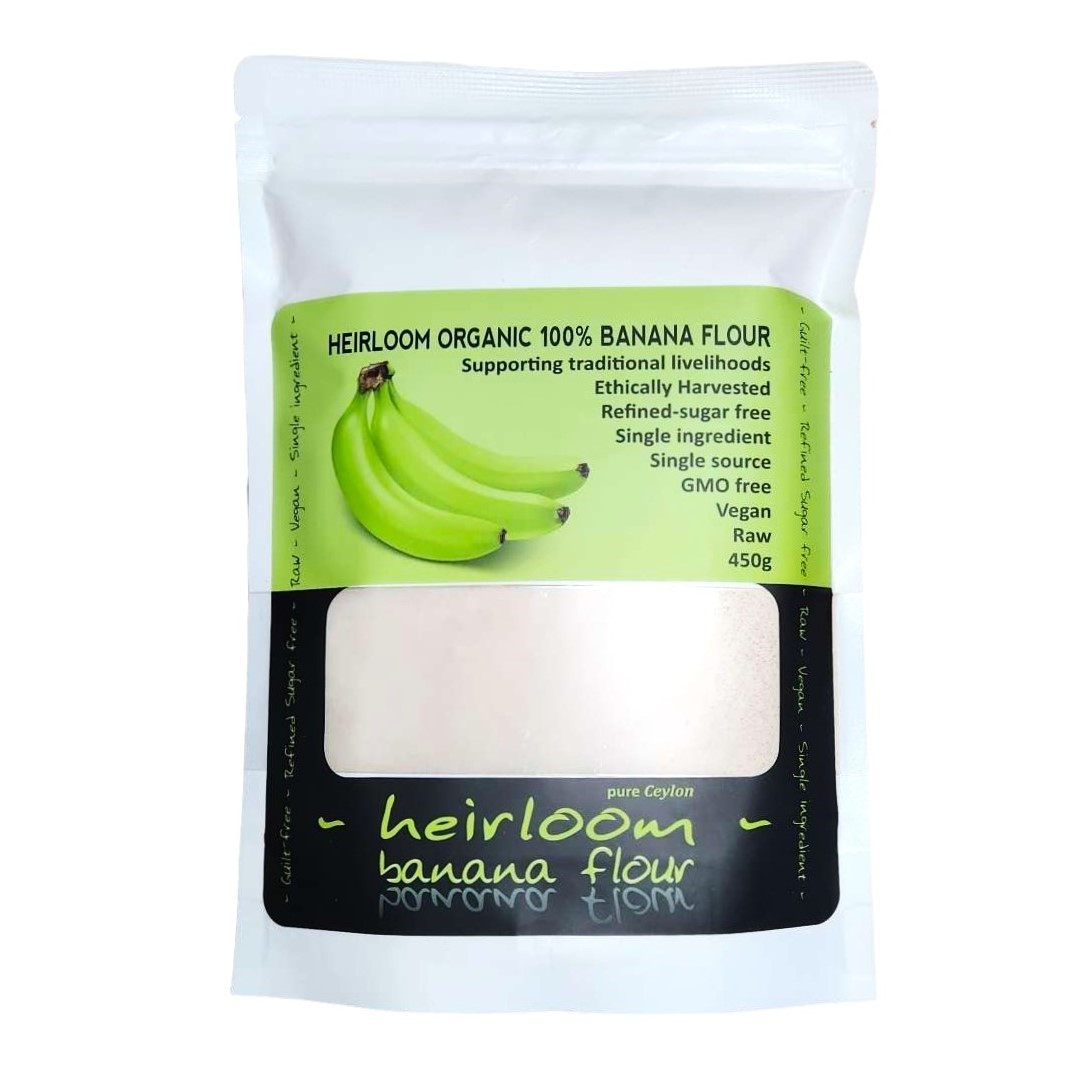 Ceylon Kokonati | Bio Raw mouka ze zelených banánů - 450 g
