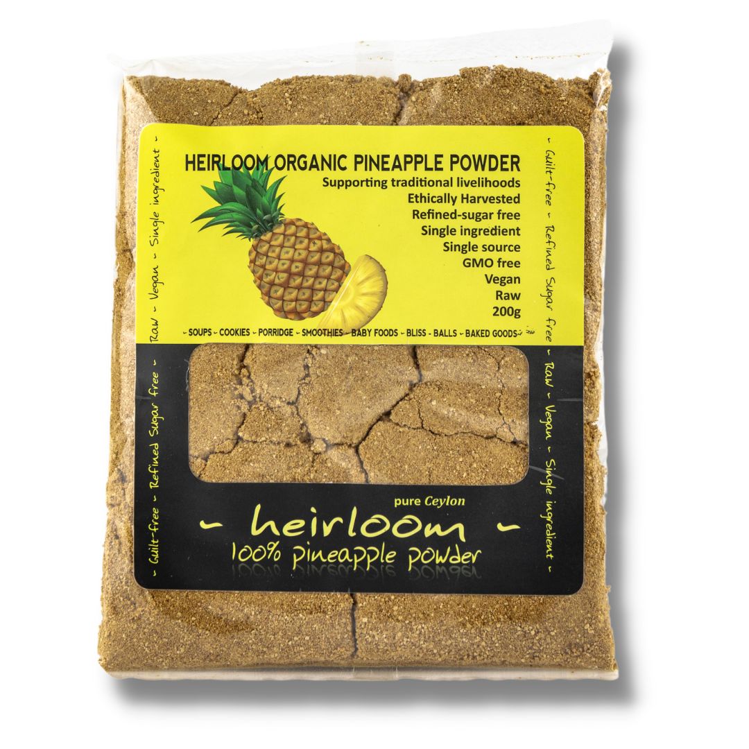 Ceylon Kokonati | Bio cejlonský sušený ananas - prášek - 200 g, 400 g Obsah: 200 g
