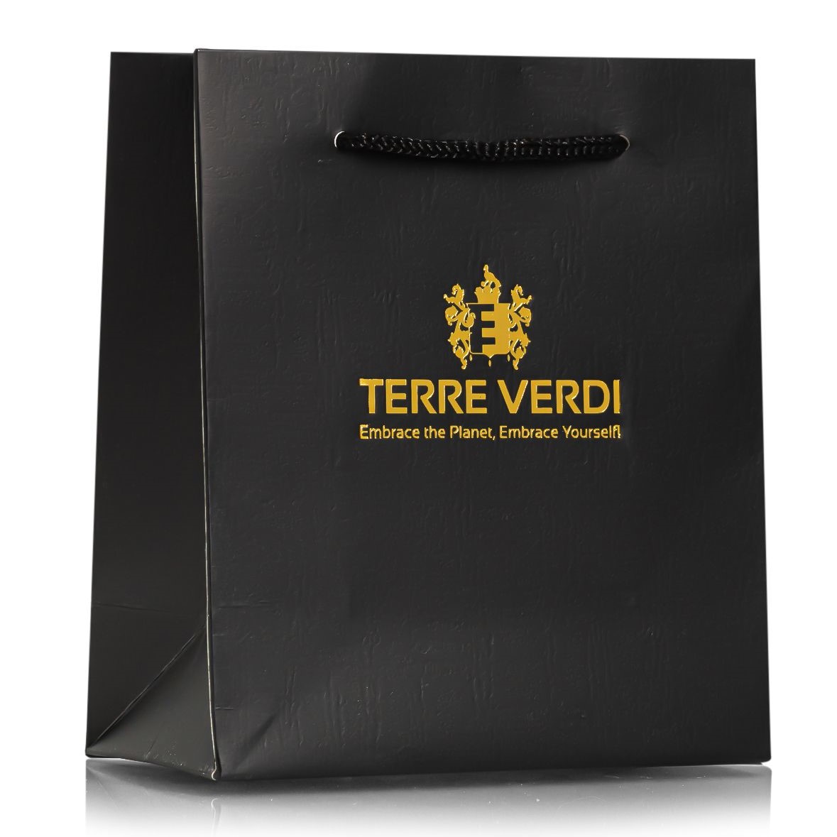 Terre Verdi | Černá dárková taška