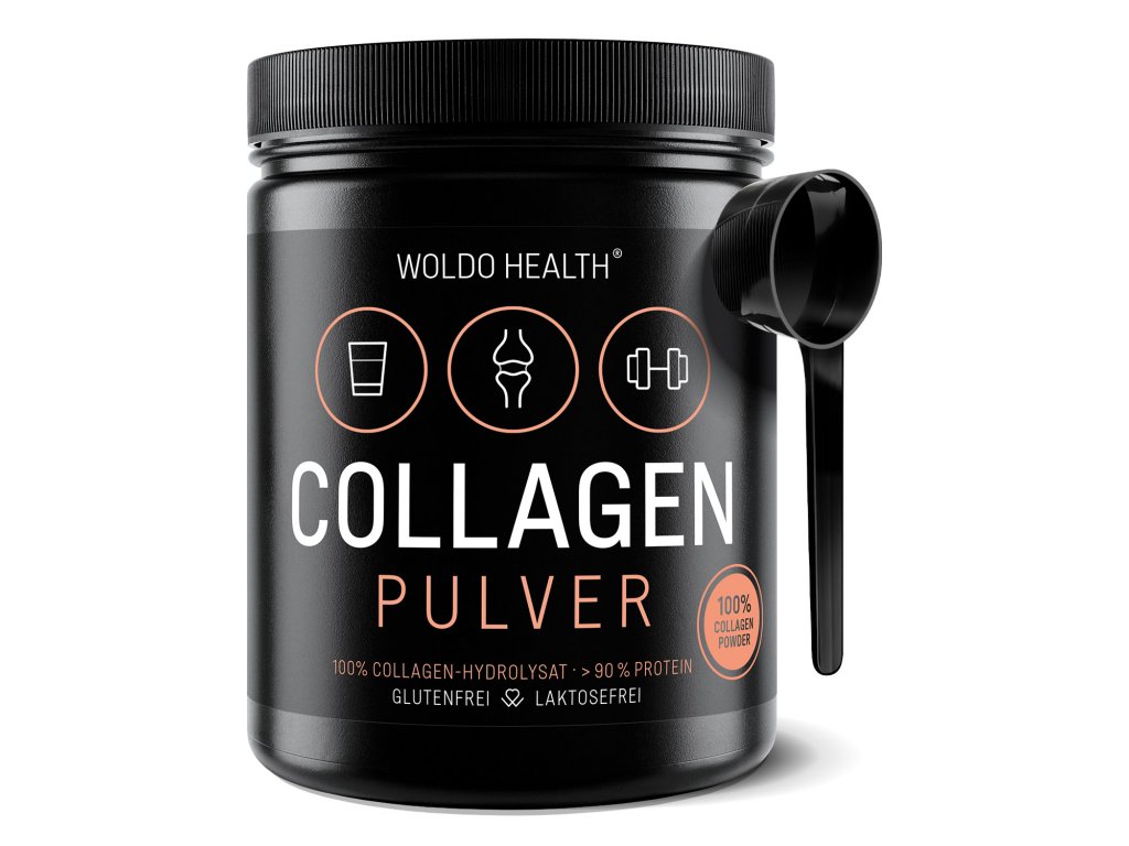 Woldohealth | 100% čistý hovězí kolagen - 500 g, 1 kg Obsah: 500 g