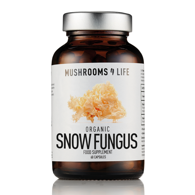 Mushrooms4Life | Rosolovka řasotvará kapsle - Tremella - 60 ks