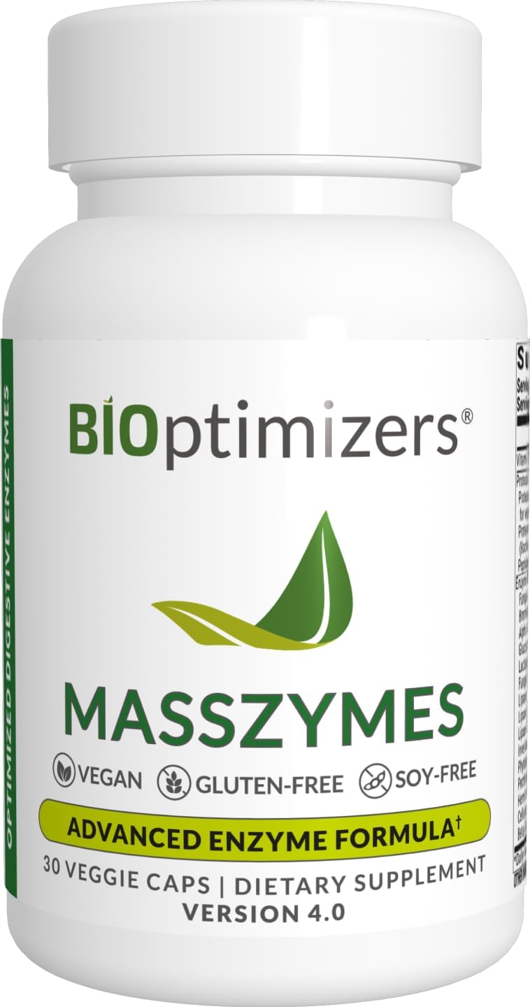 BiOptimizers | Trávicí enzymy - Masszymes - 30 ks, 120 ks, 250 ks Obsah: 30 ks