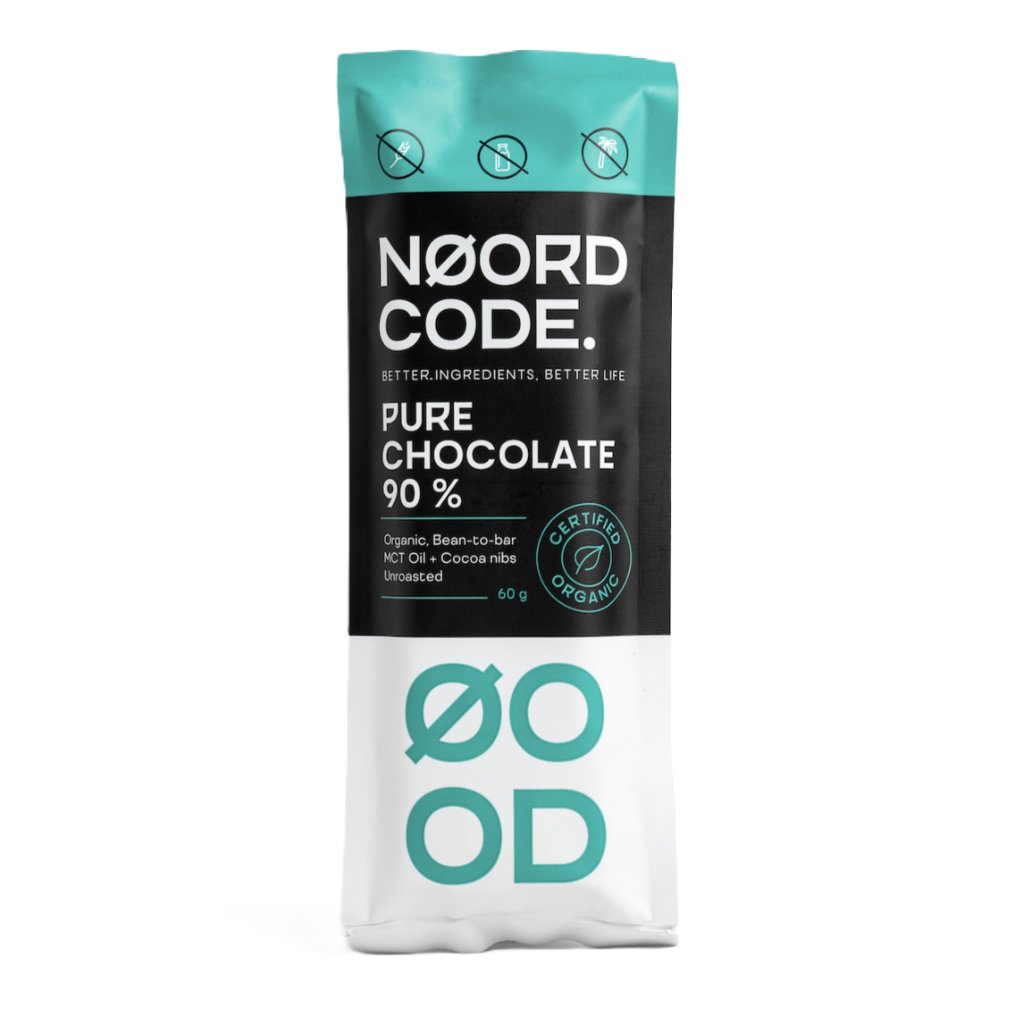 NoordCode | Čokoládová raw tyčinka NoordCode - 60 g