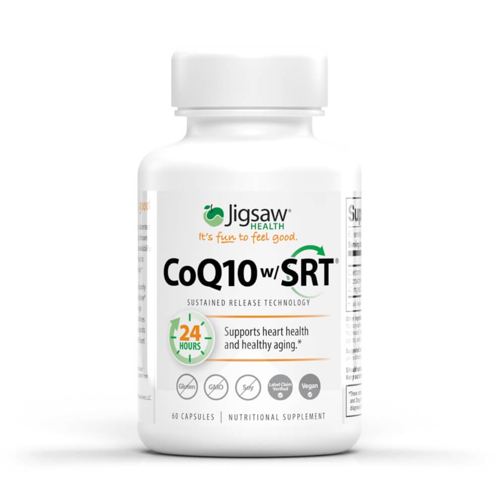 Jigsaw Health | CoQ10 w/SRT® - Koenzym Q10 - 60 kapslí