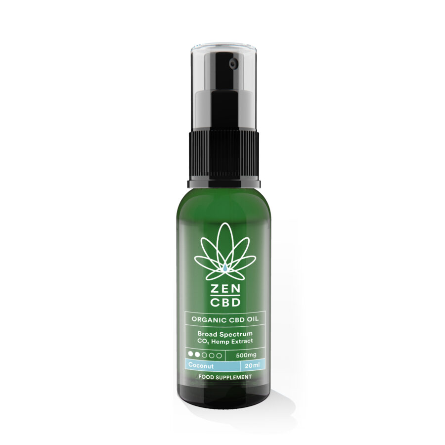 Zen CBD | Bio CBD sprej 500 mg - 20 ml Obsah: Kokos