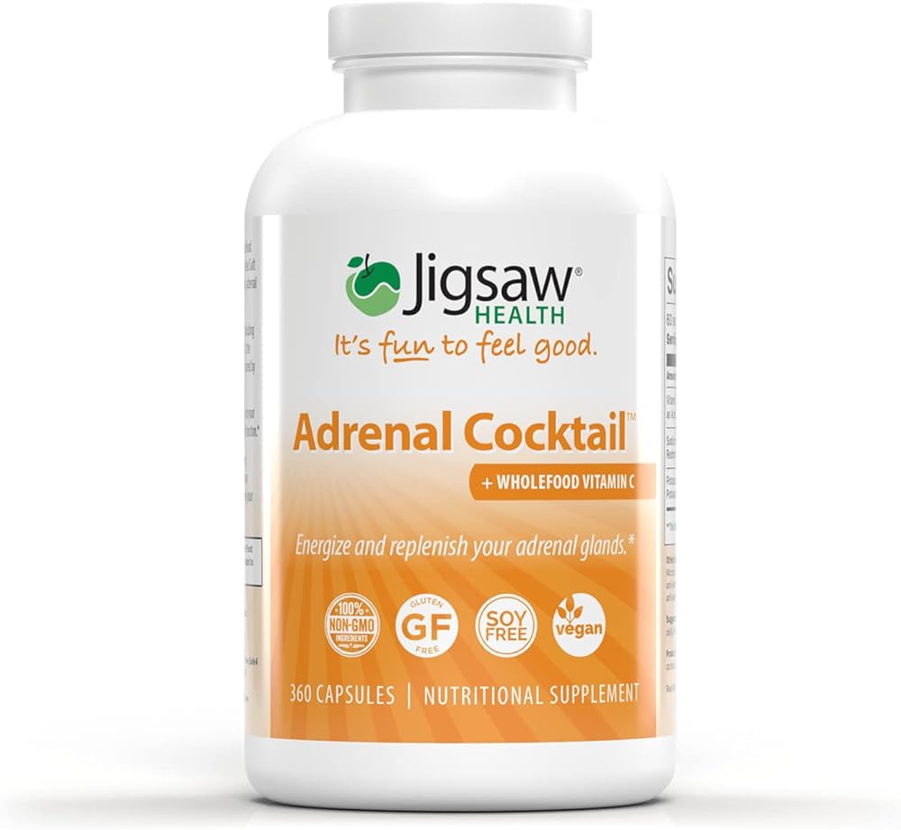 Jigsaw Health | Adrenální podpora s vitaminem C - 360 kapslí