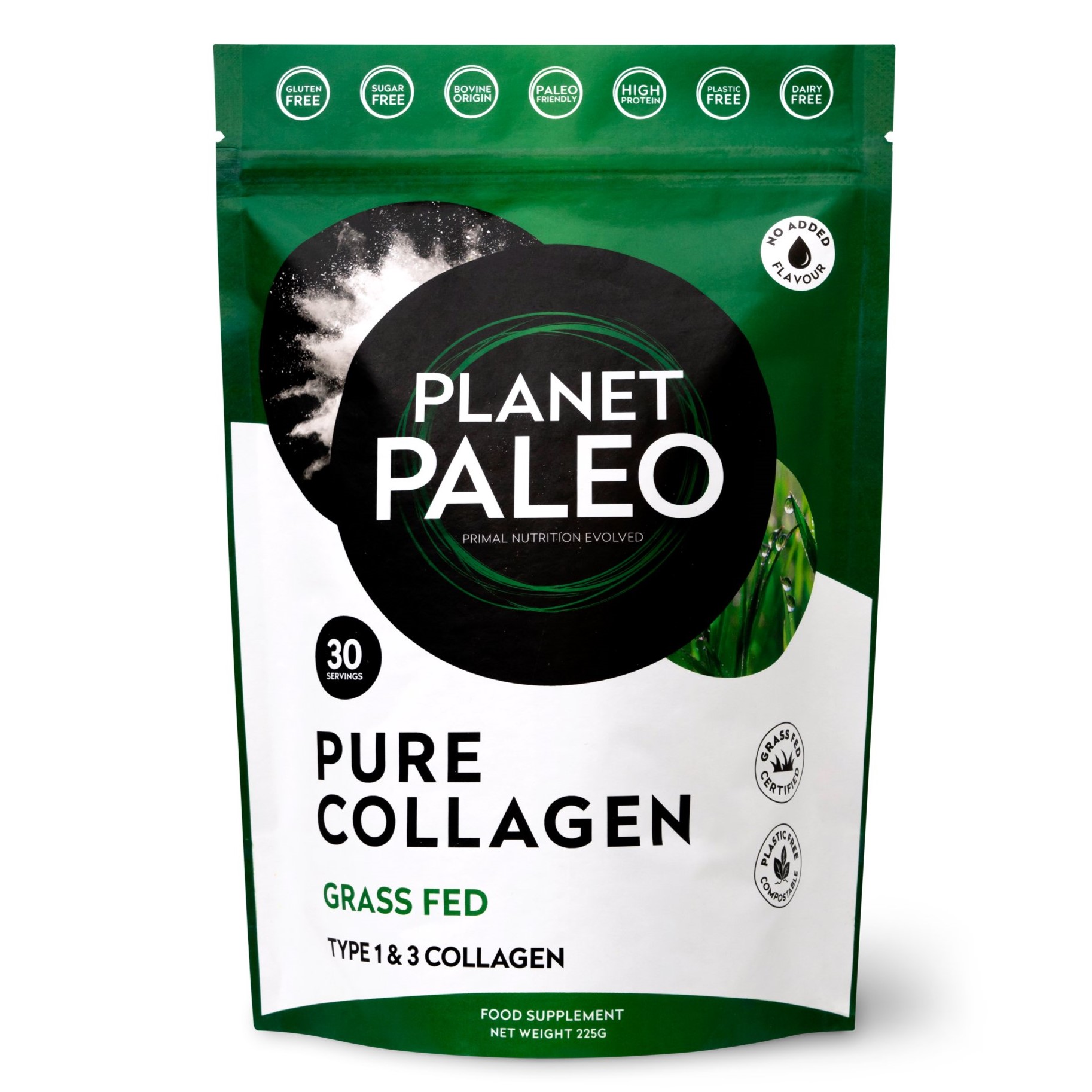 Planet Paleo | Hovězí kolagen - PURE - 7.5 g, 225 g, 450 g Obsah: 225 g