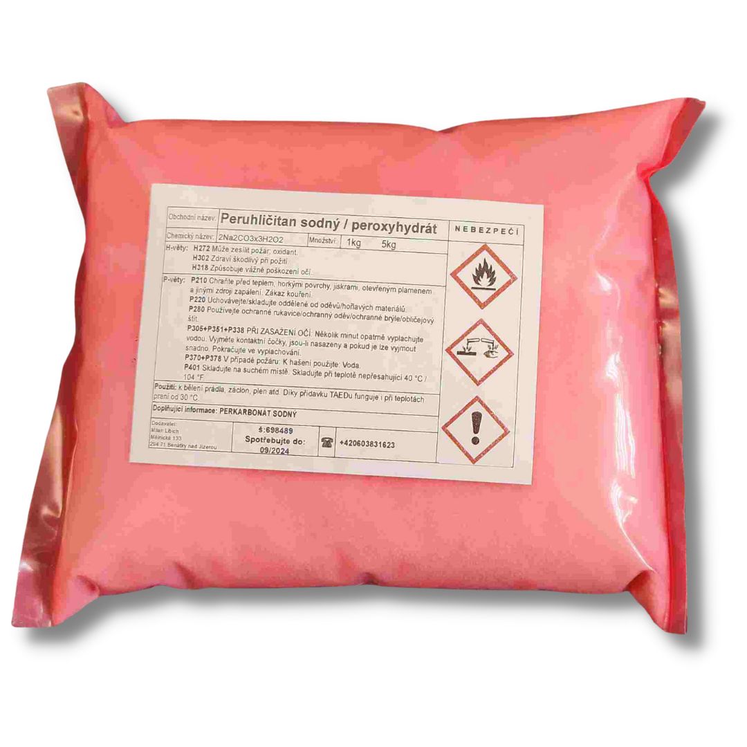 Bezva Nápad | Perkarbonát sodný - 1 kg, 5 kg Obsah: 1 kg