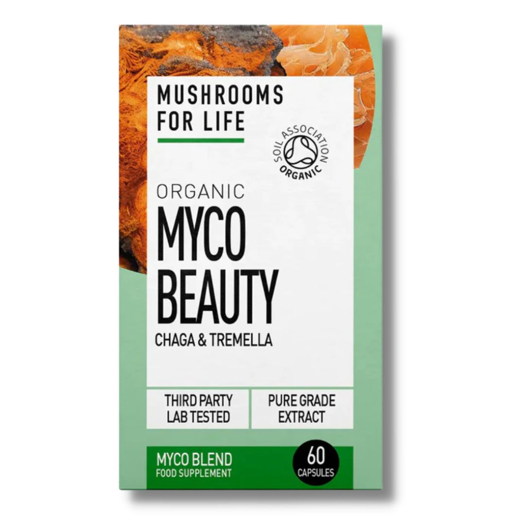 Mushrooms4Life | Bio tremela a čaga na pleť - Myco Beauty - 60 ks