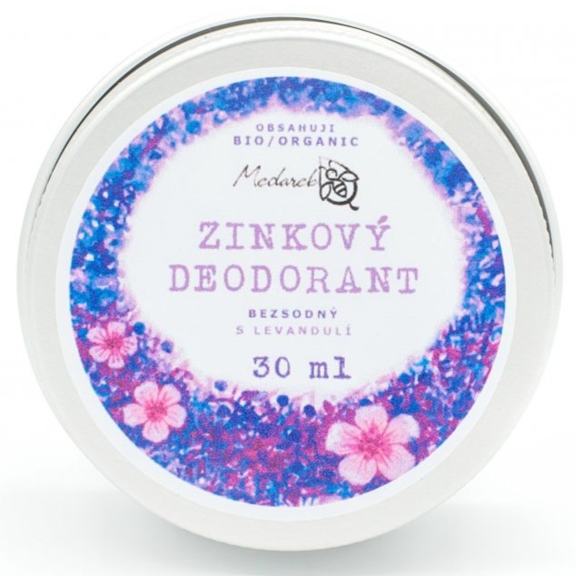 Medarek | Zinkový deodorant s levandulí - 15 ml, 50 ml Obsah: 50 ml