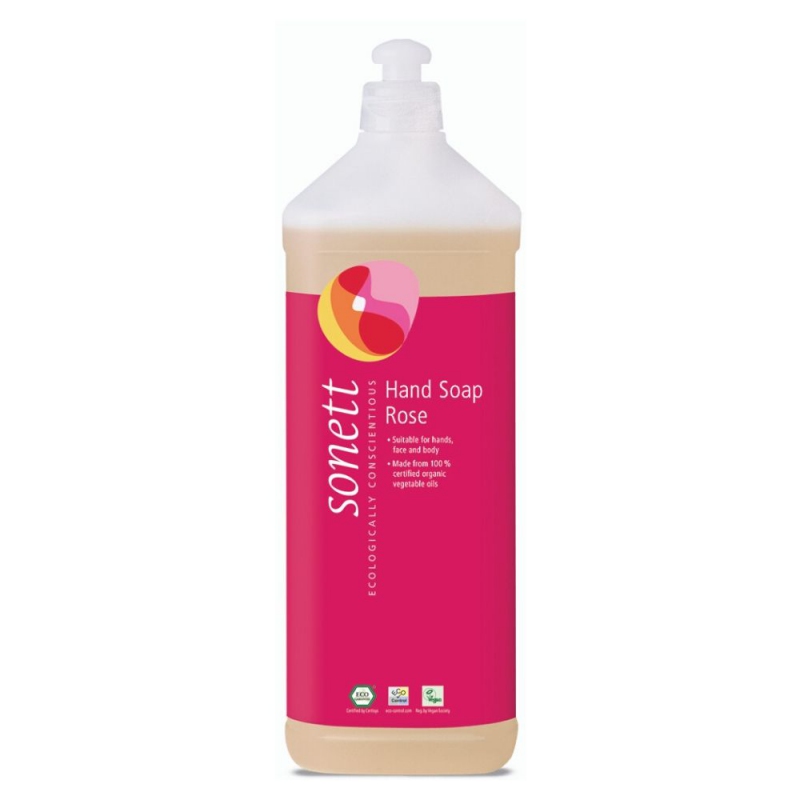 Sonett | Tekuté mýdlo - Růže - 300 ml, 1 l Obsah: 1 l