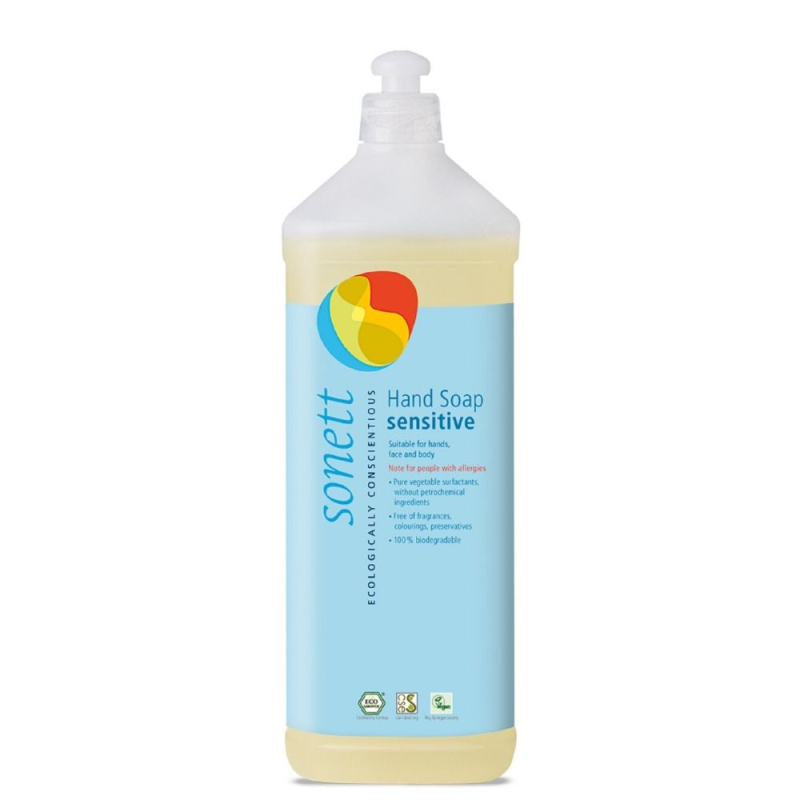 Sonett | Tekuté mýdlo - Sensitive - 300 ml, 1 l Obsah: 1 l