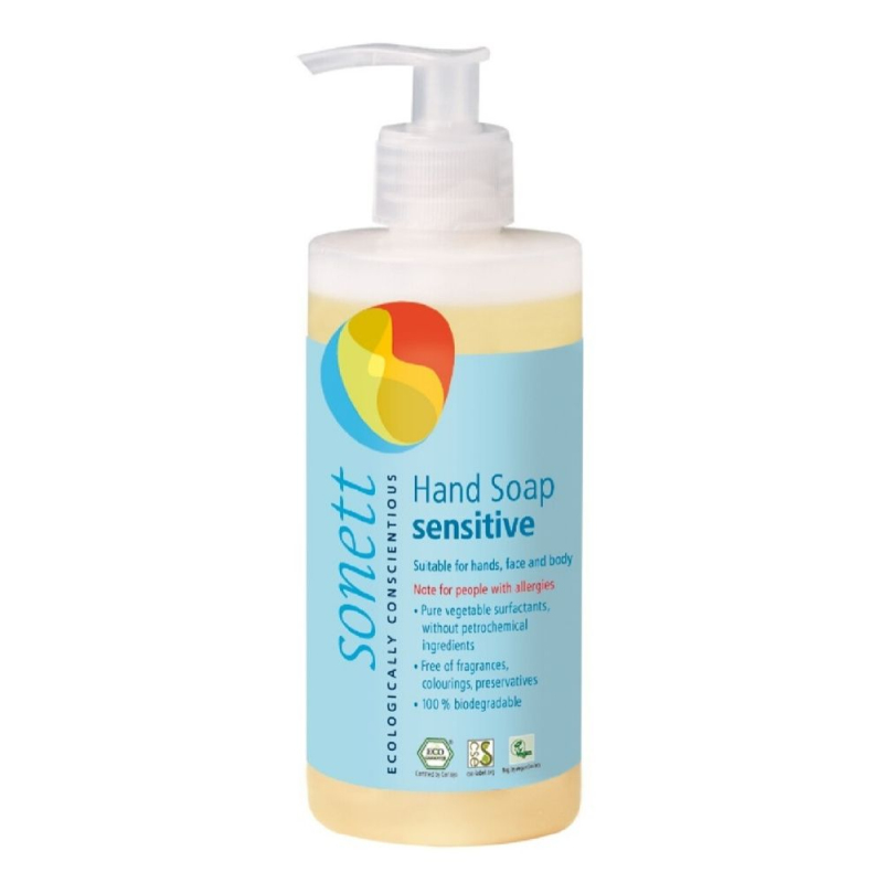 Sonett | Tekuté mýdlo - Sensitive - 300 ml, 1 l Obsah: 300 ml
