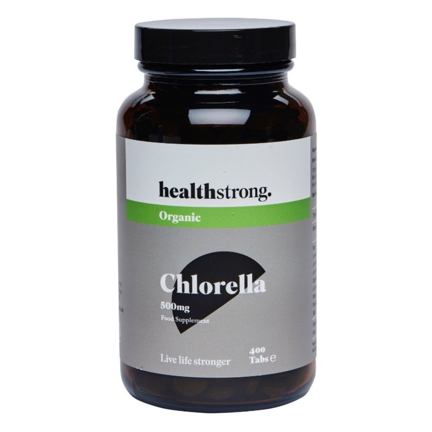 Healthstrong | 100% bio čistá chlorella v tabletách - 400 ks